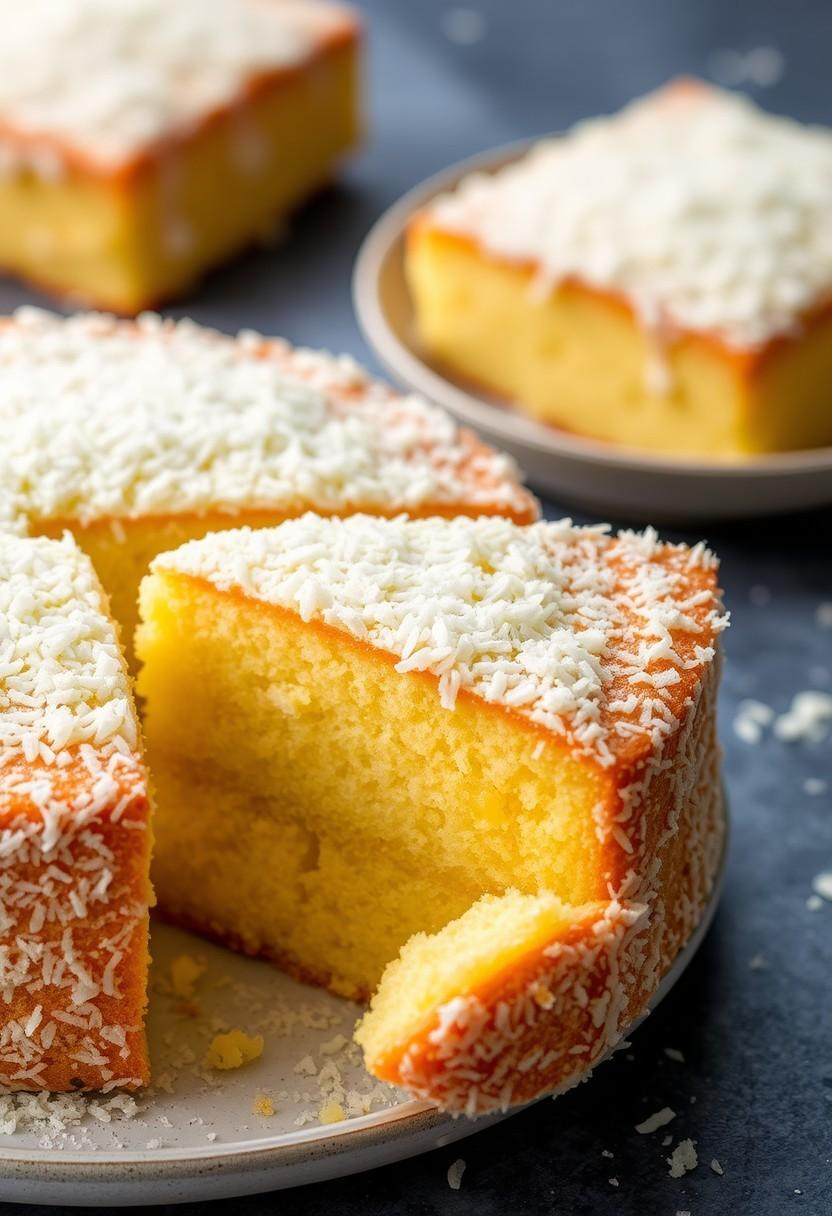 Coconut Vegan Yellow Cake