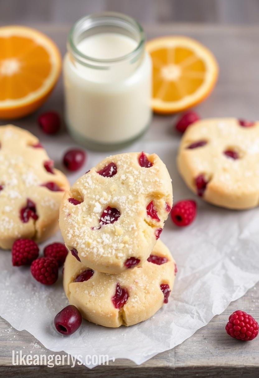 Cranberry Orange Shortbread