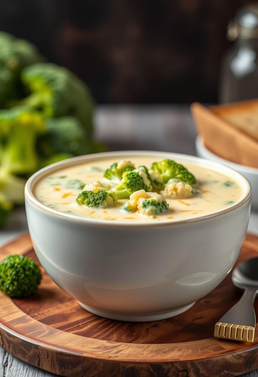 Creamy Broccoli and "Cheddar" Soup