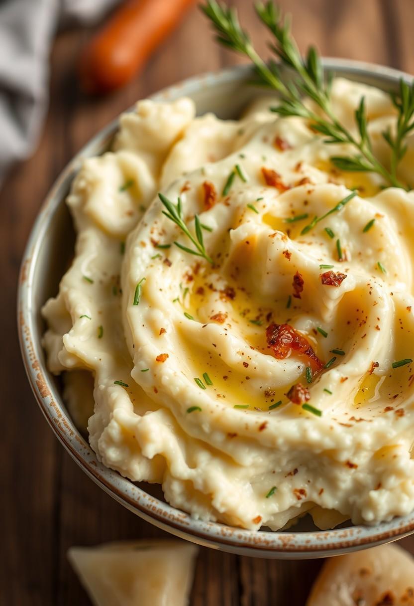 Creamy Garlic Mashed Potatoes