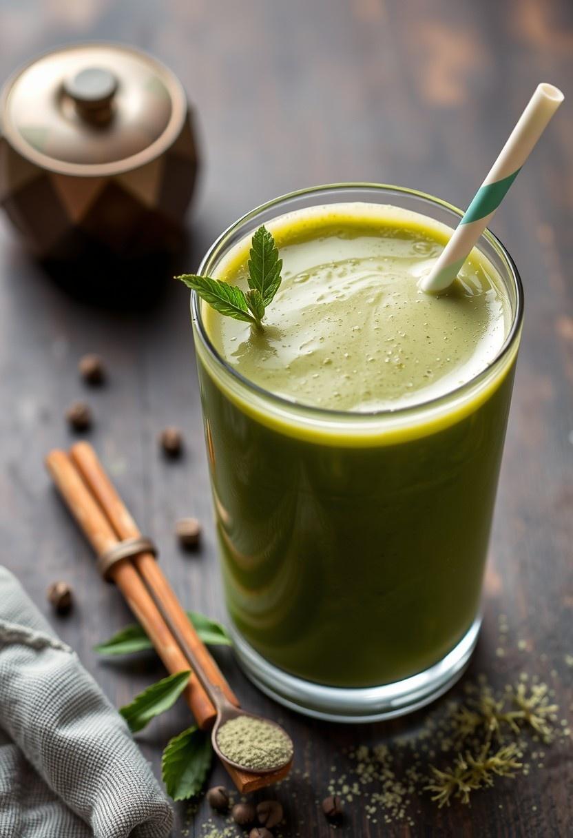 Creamy Matcha Green Tea Smoothie