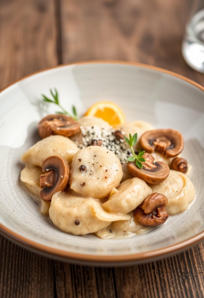 Creamy Mushroom Gnocchi