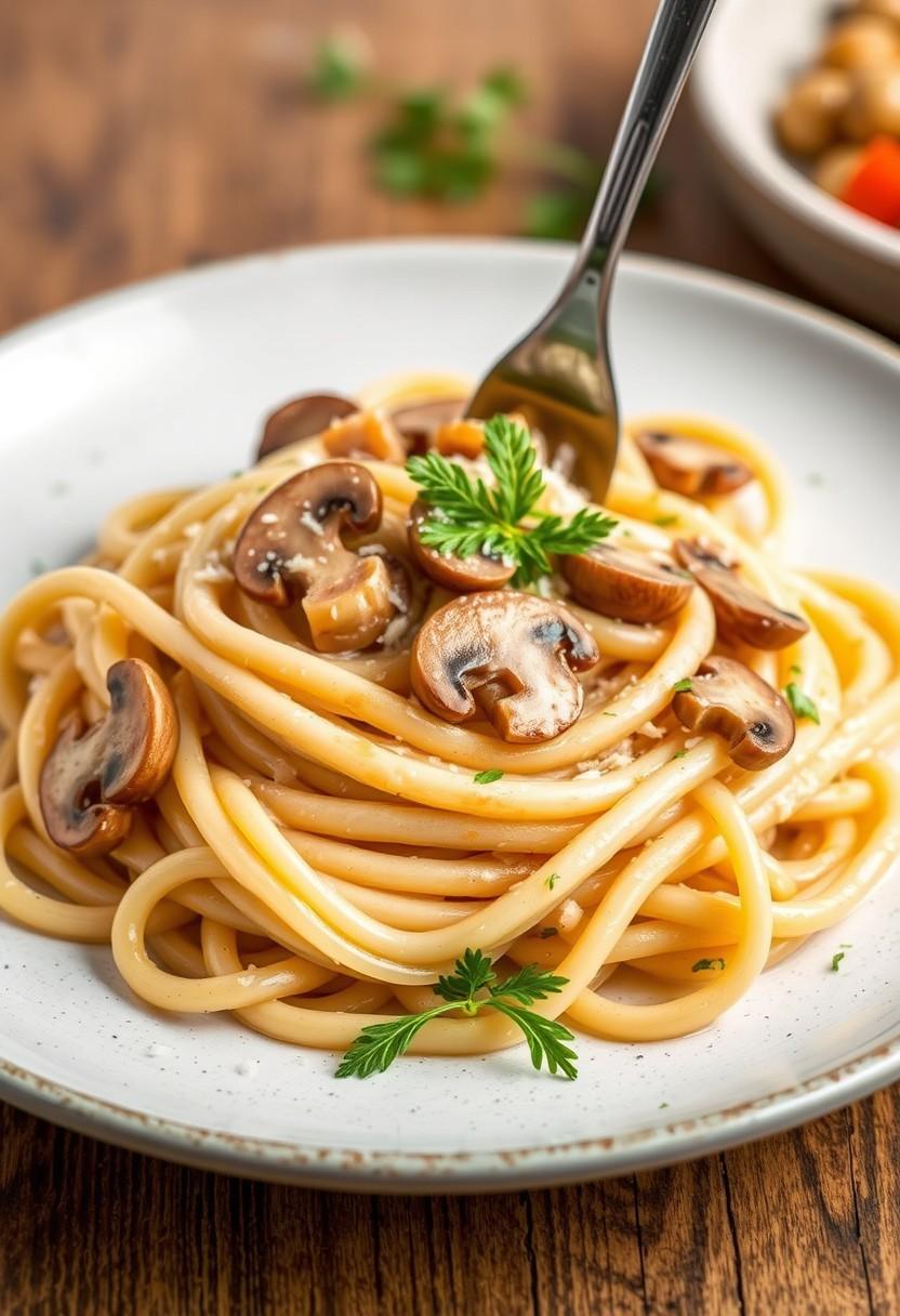 Creamy Mushroom Pasta