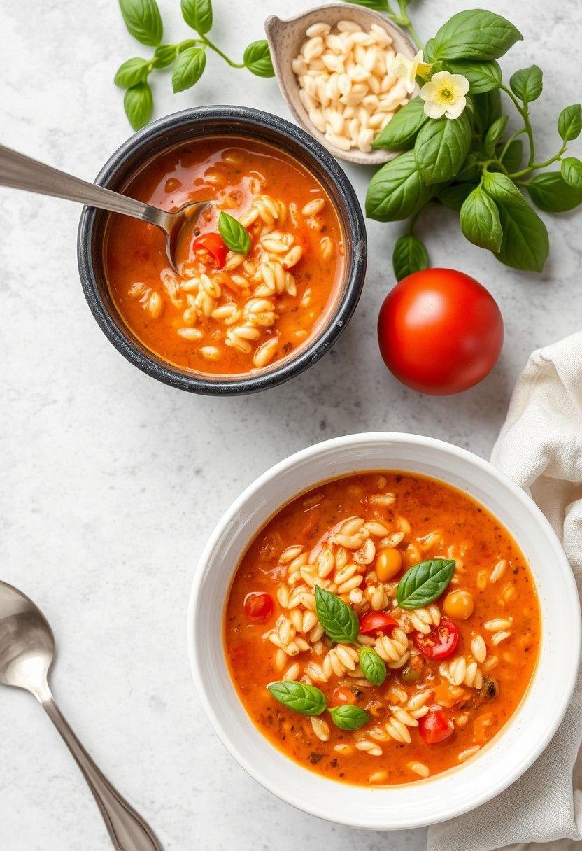 Creamy Tomato Orzo Soup