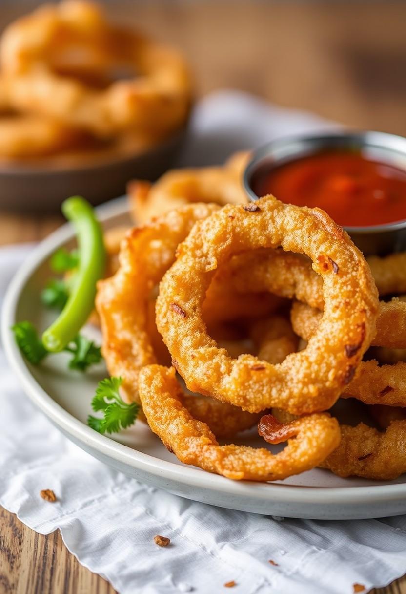 Crispy Baked Onion Rings