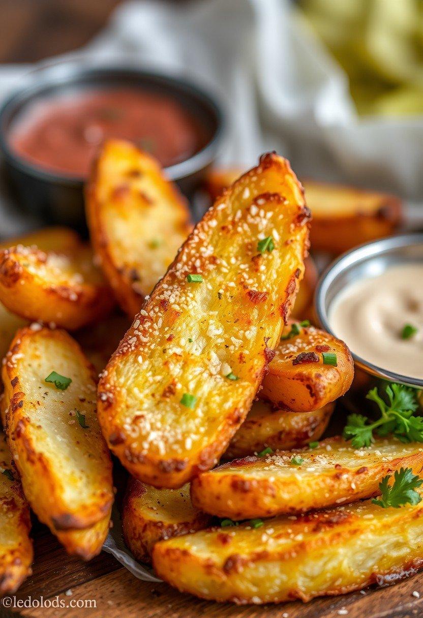 Crispy Baked Potato Wedges