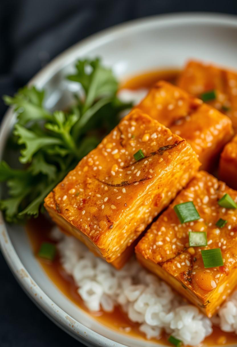 Crispy Orange Tofu