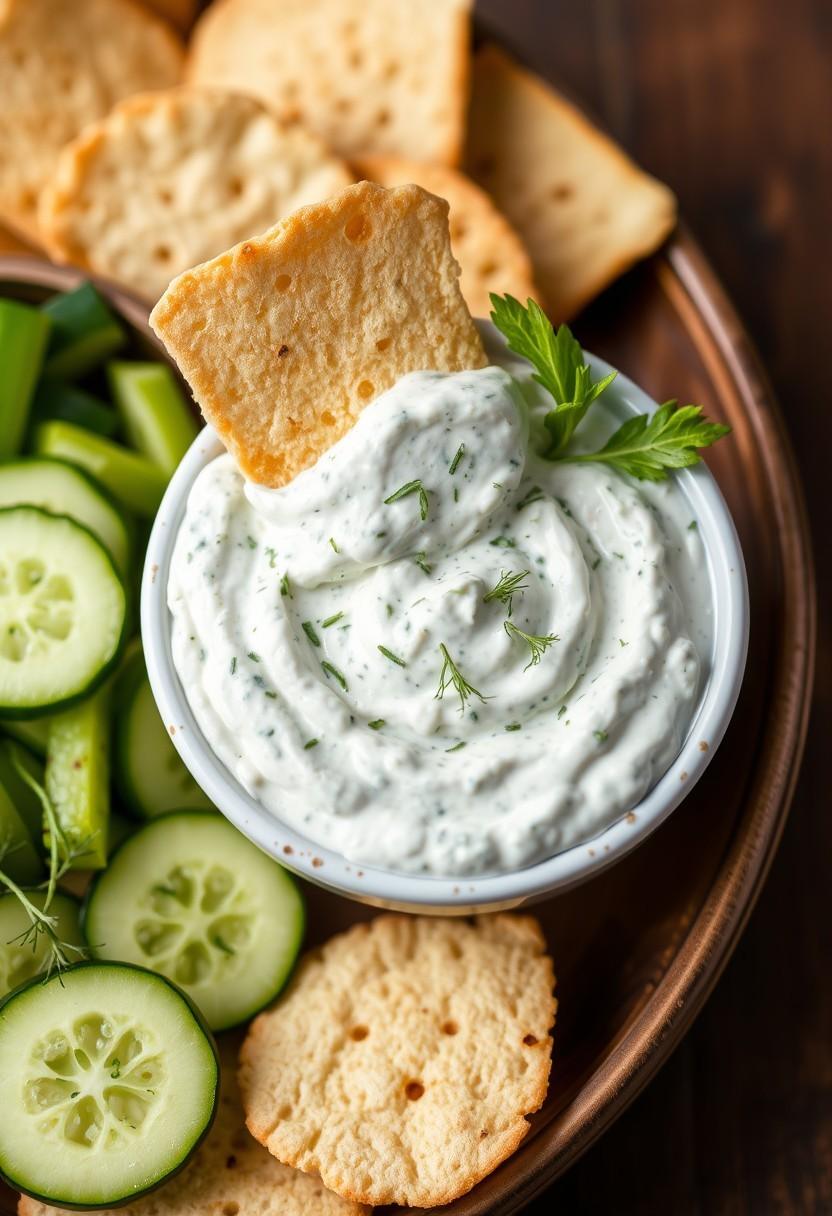 Cucumber Dill Ranch Dip