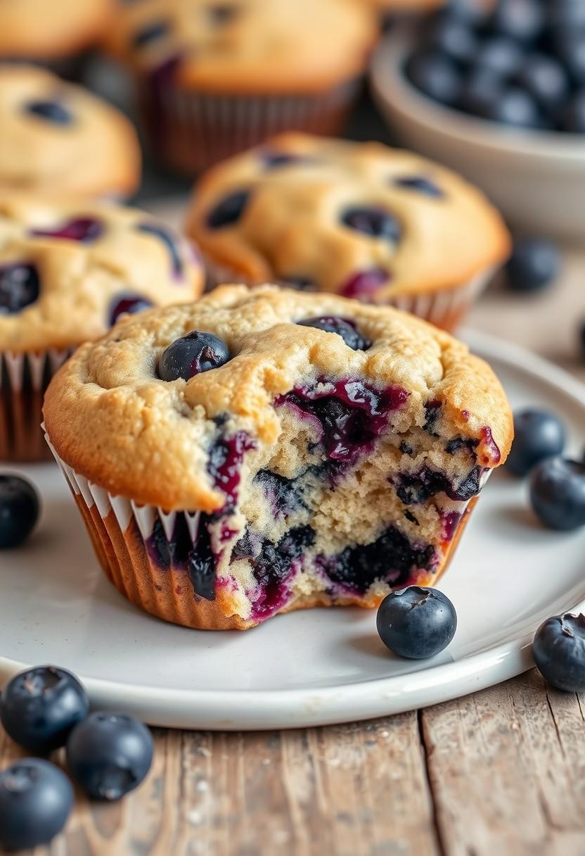 Double Blueberry Muffins