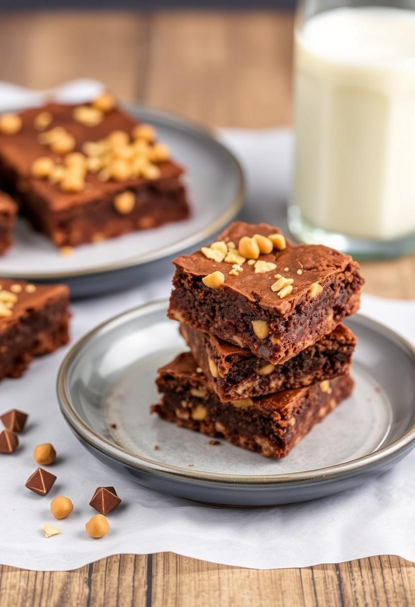 Double Chocolate Chickpea Blondies