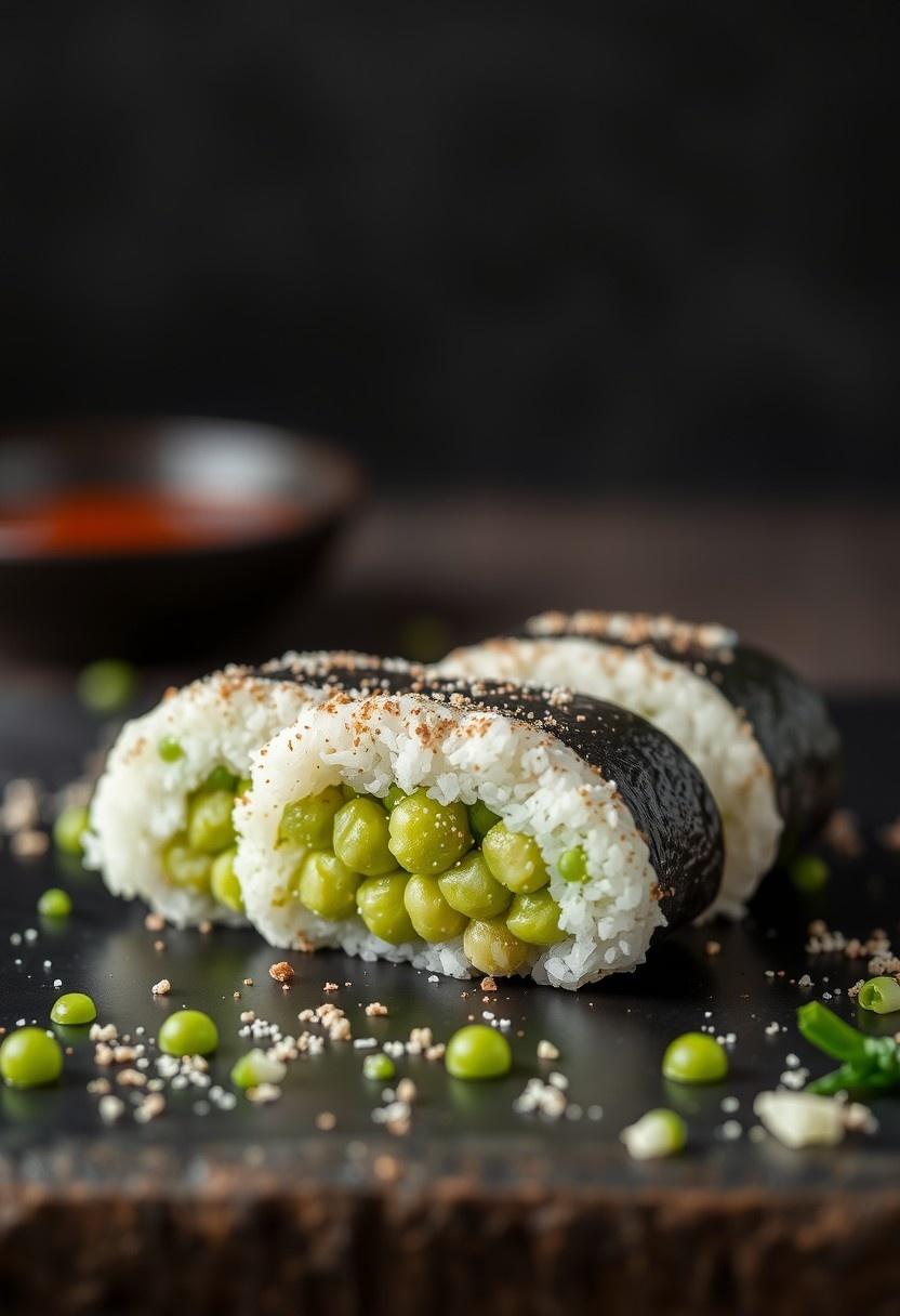 Edamame and Wasabi Onigiri