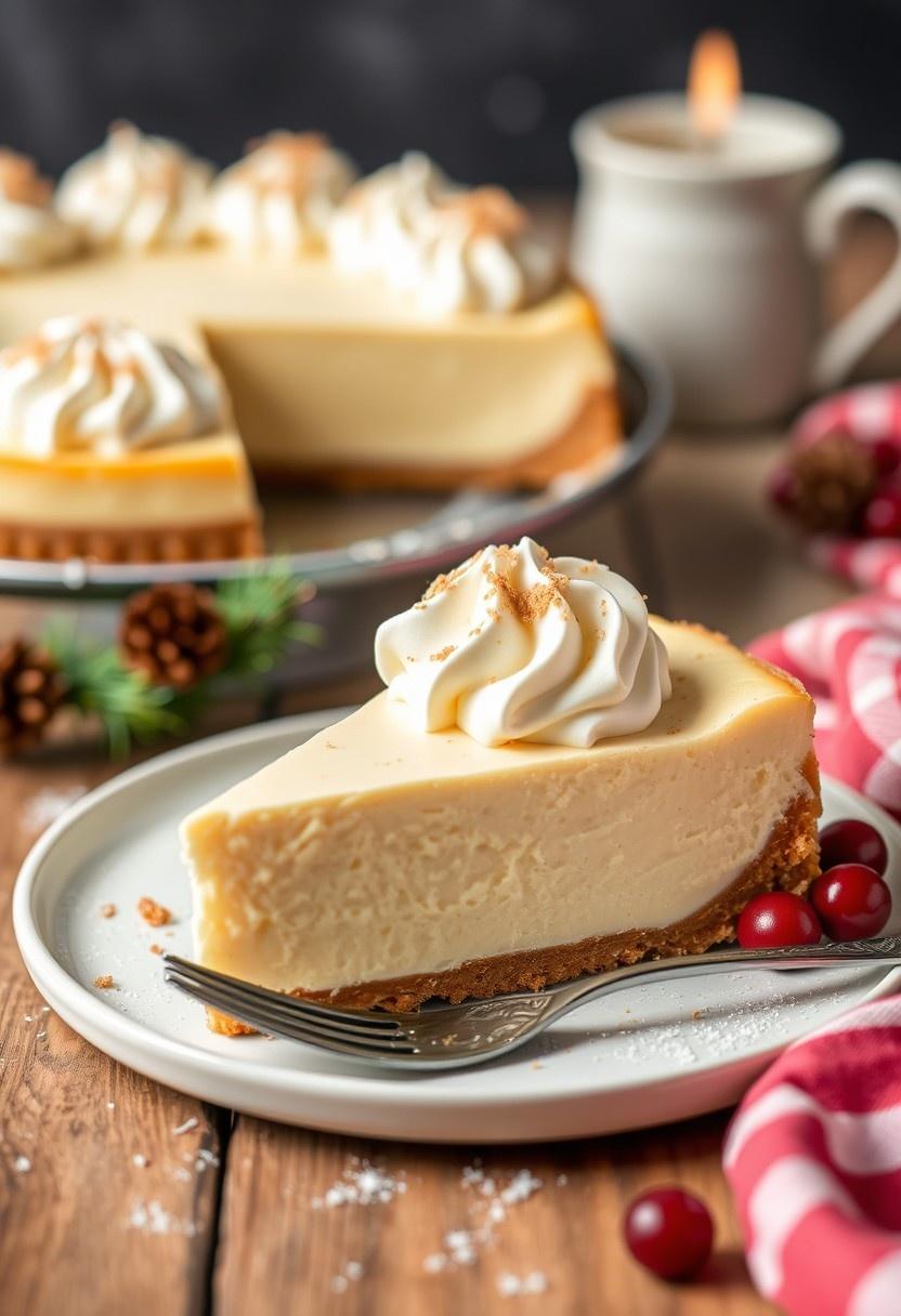 Eggnog Cheesecake