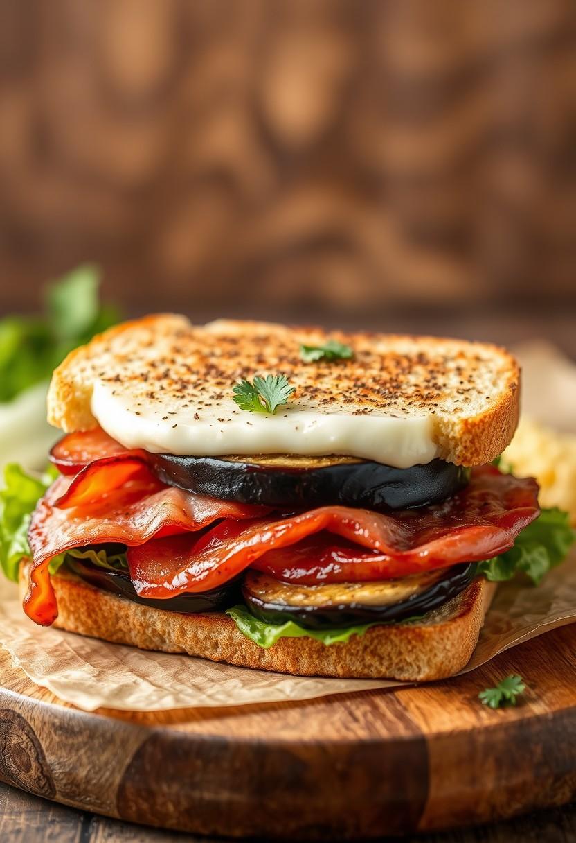 Eggplant Bacon BLT