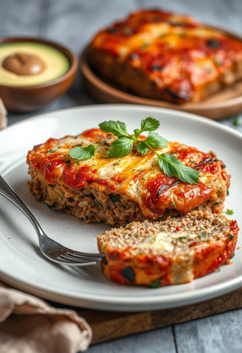 Eggplant Parmesan Meatloaf