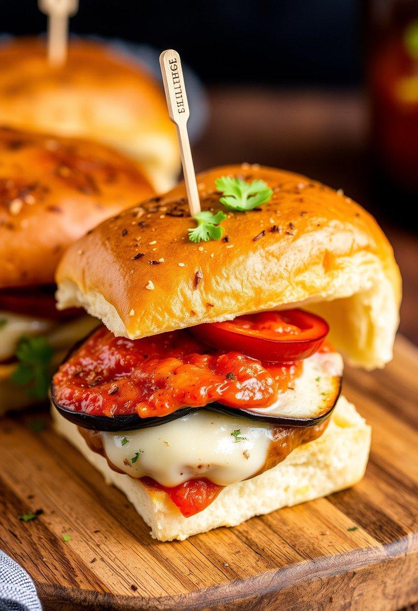 Eggplant Parmesan Sliders