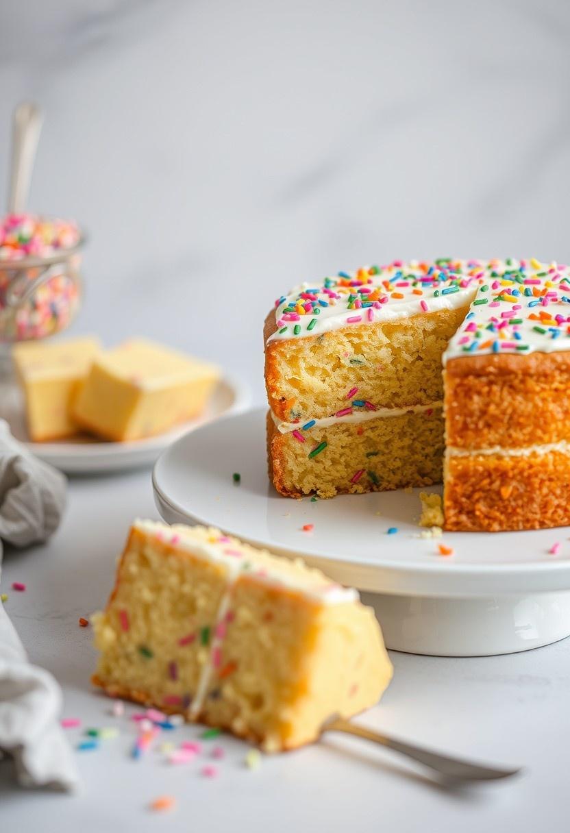 Funfetti Vegan Yellow Cake