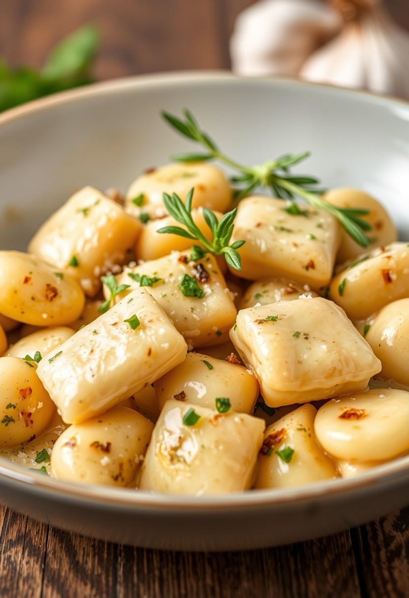 Garlic and Herb Gnocchi