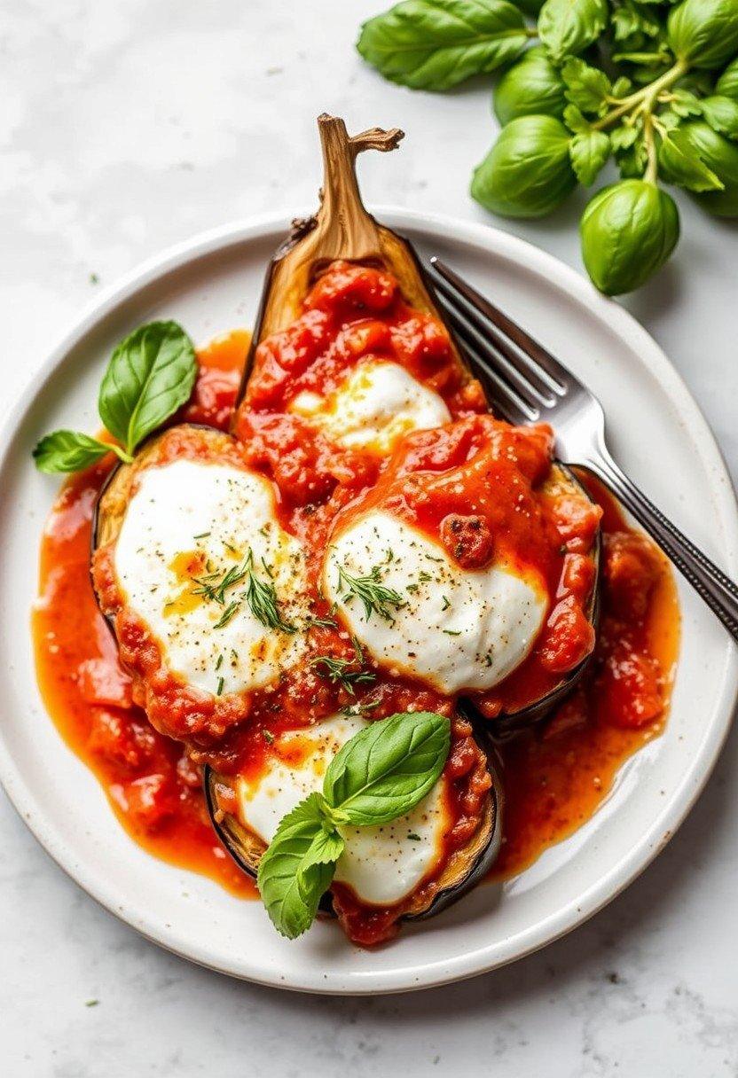 Greek-Inspired Eggplant Parmesan