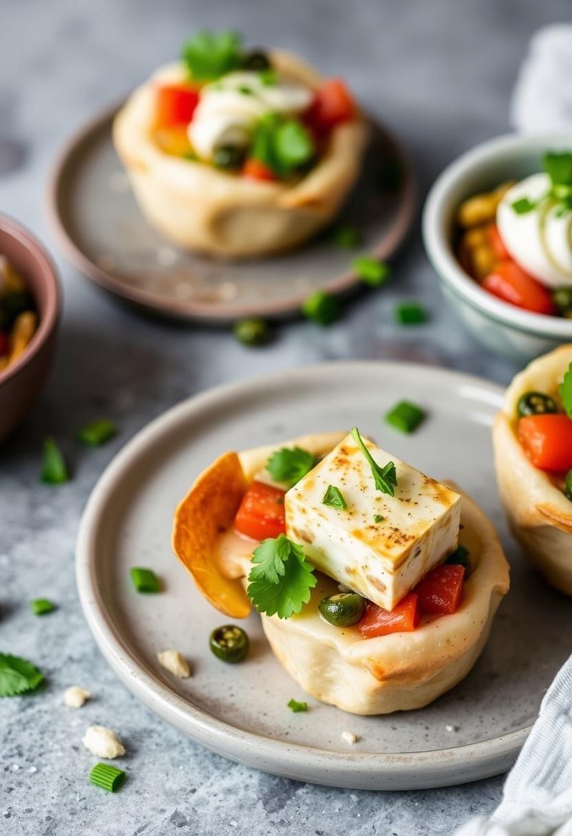 Greek-Inspired Mediterranean Tofu Cups