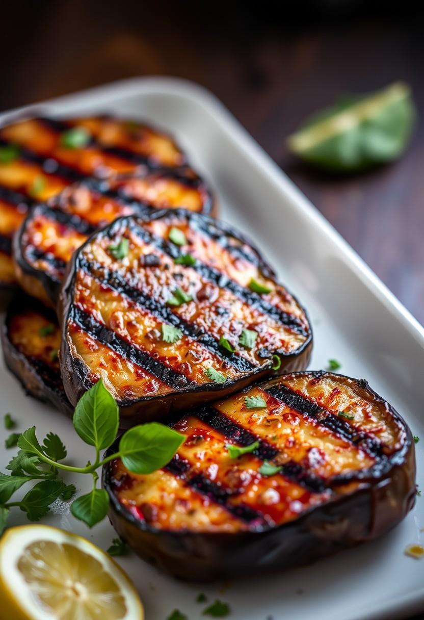 Grilled Eggplant Steaks