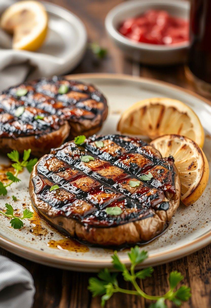 Grilled Portobello Mushroom Steaks