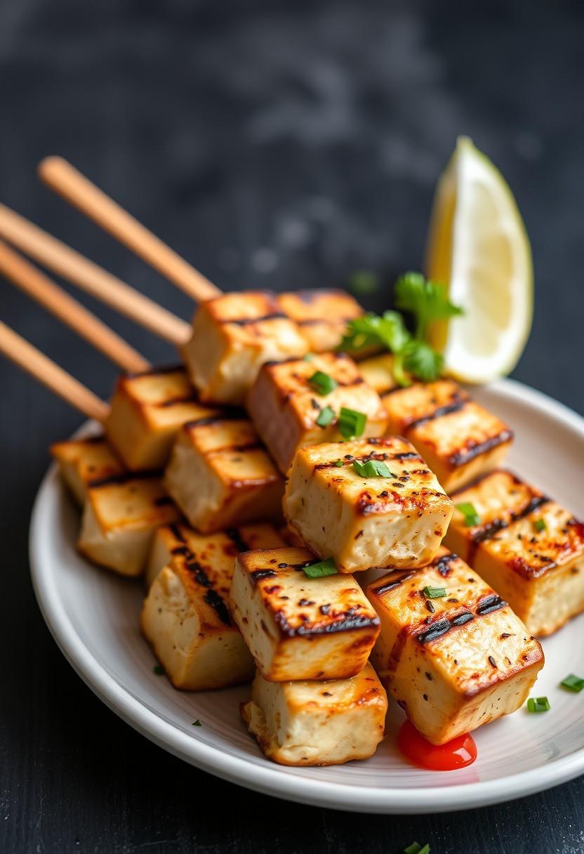 Grilled Tofu Skewers