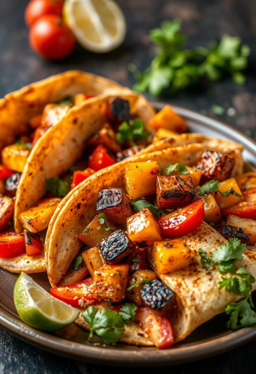 Grilled Vegetable Medley Fajitas