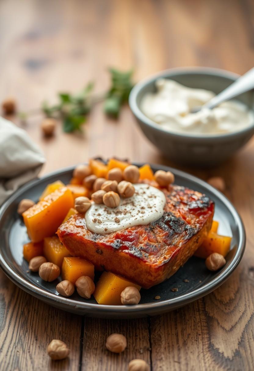 Hazelnut and Butternut Squash Roast