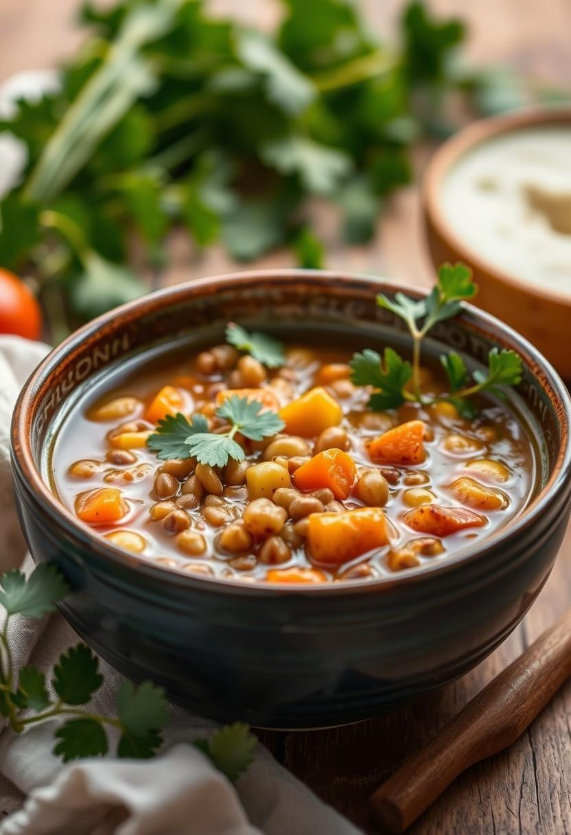 Hearty Lentil and Vegetable Soup