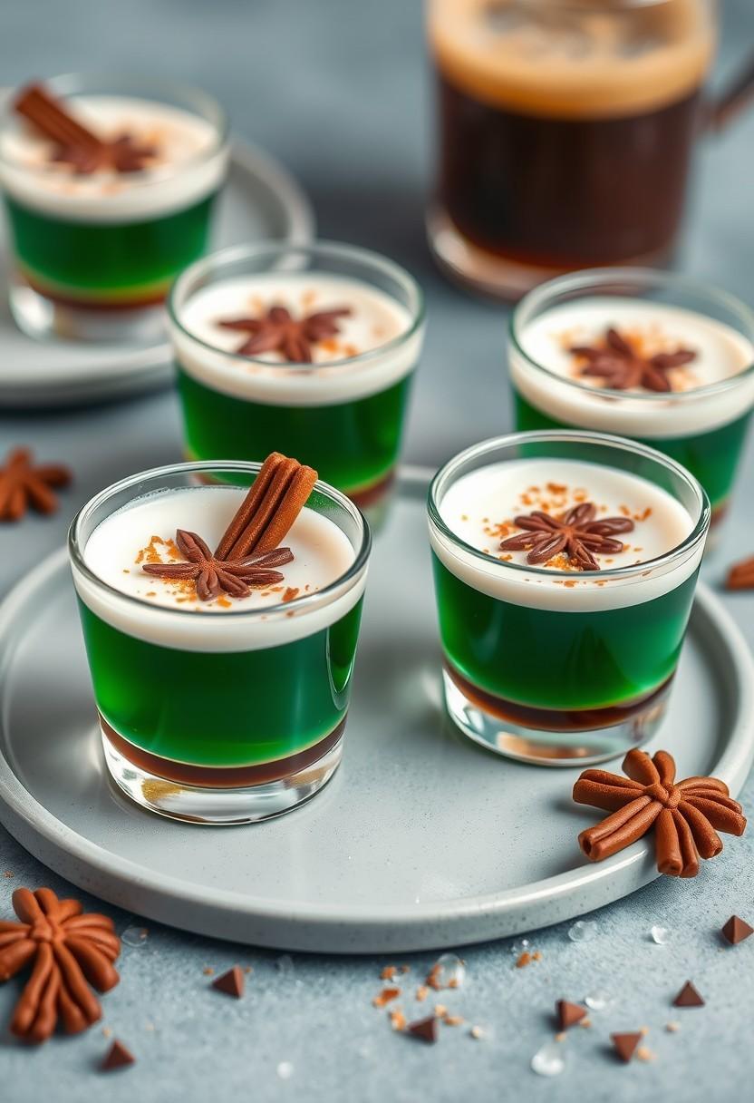 Irish Coffee Jello Shots