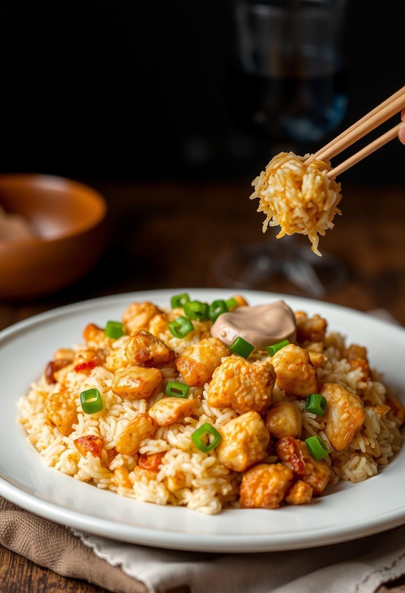 Jackfruit "Chicken" Fried Rice