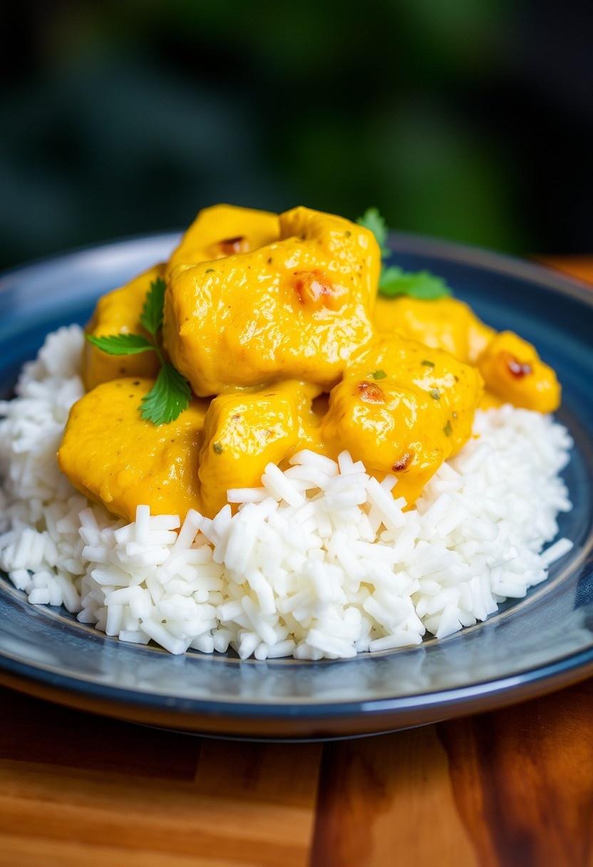 Jackfruit "Chicken" Yellow Curry