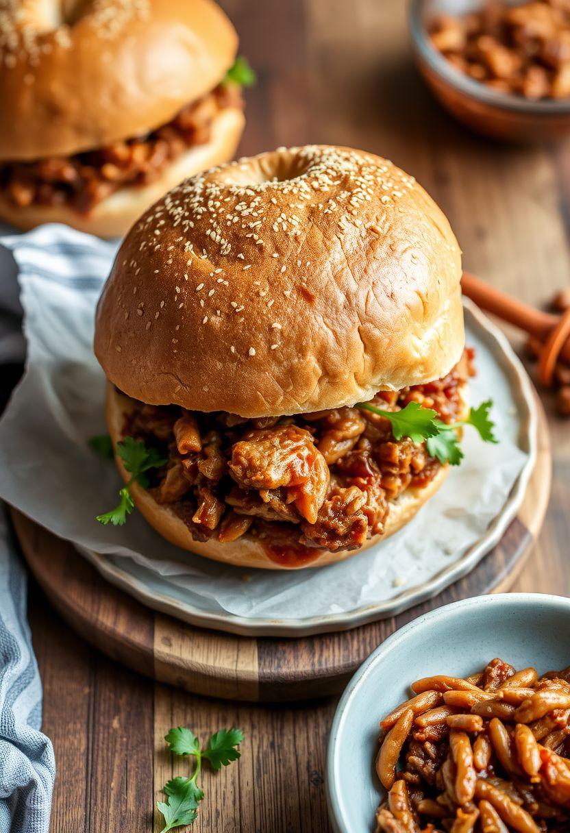 Jackfruit Pulled "Pork" Sandwiches