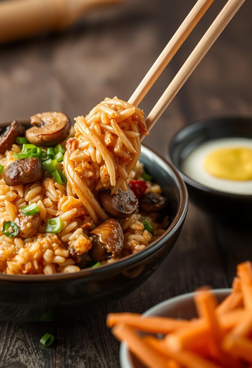 Jerk Mushroom Fried Rice