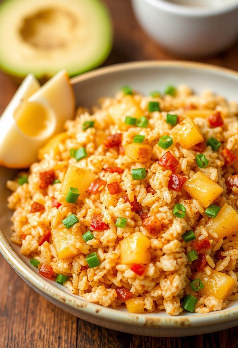 Jerk-Spiced Pineapple Fried Rice