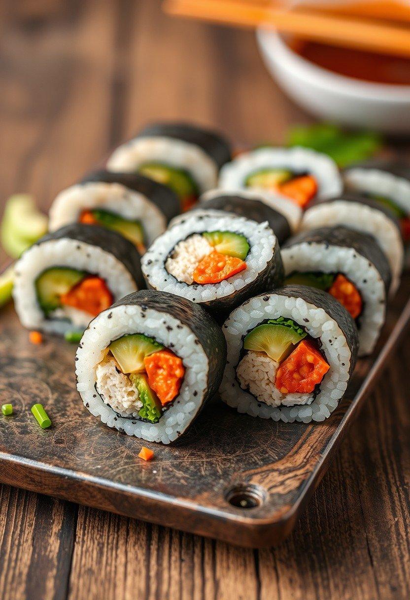 Keto Vegan Sushi Rolls