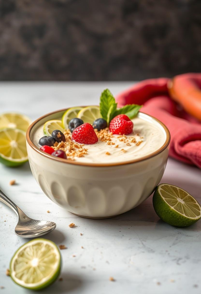 Key Lime Pie Smoothie Bowl