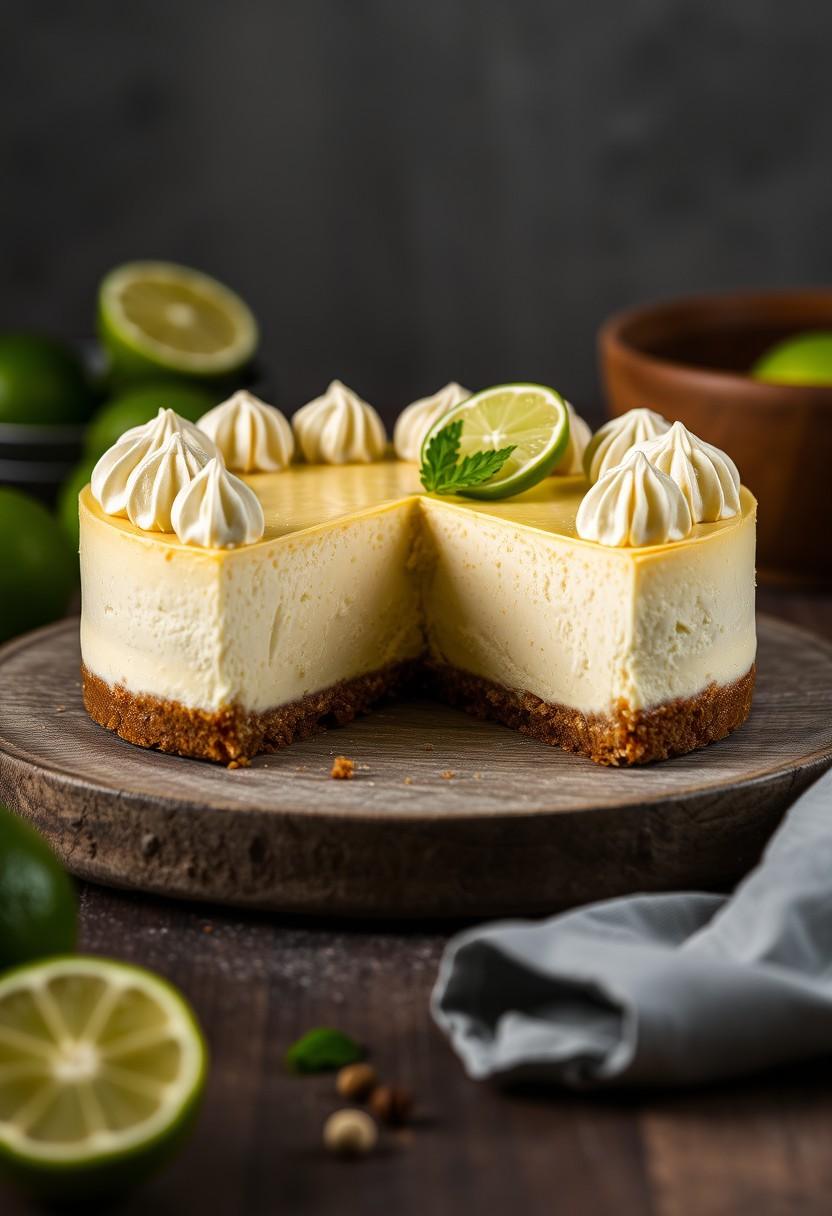 Key Lime Vegan Cheesecake