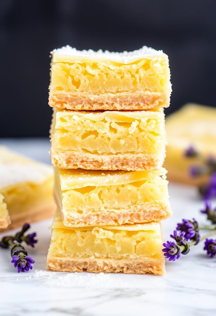 Lemon Lavender Bars