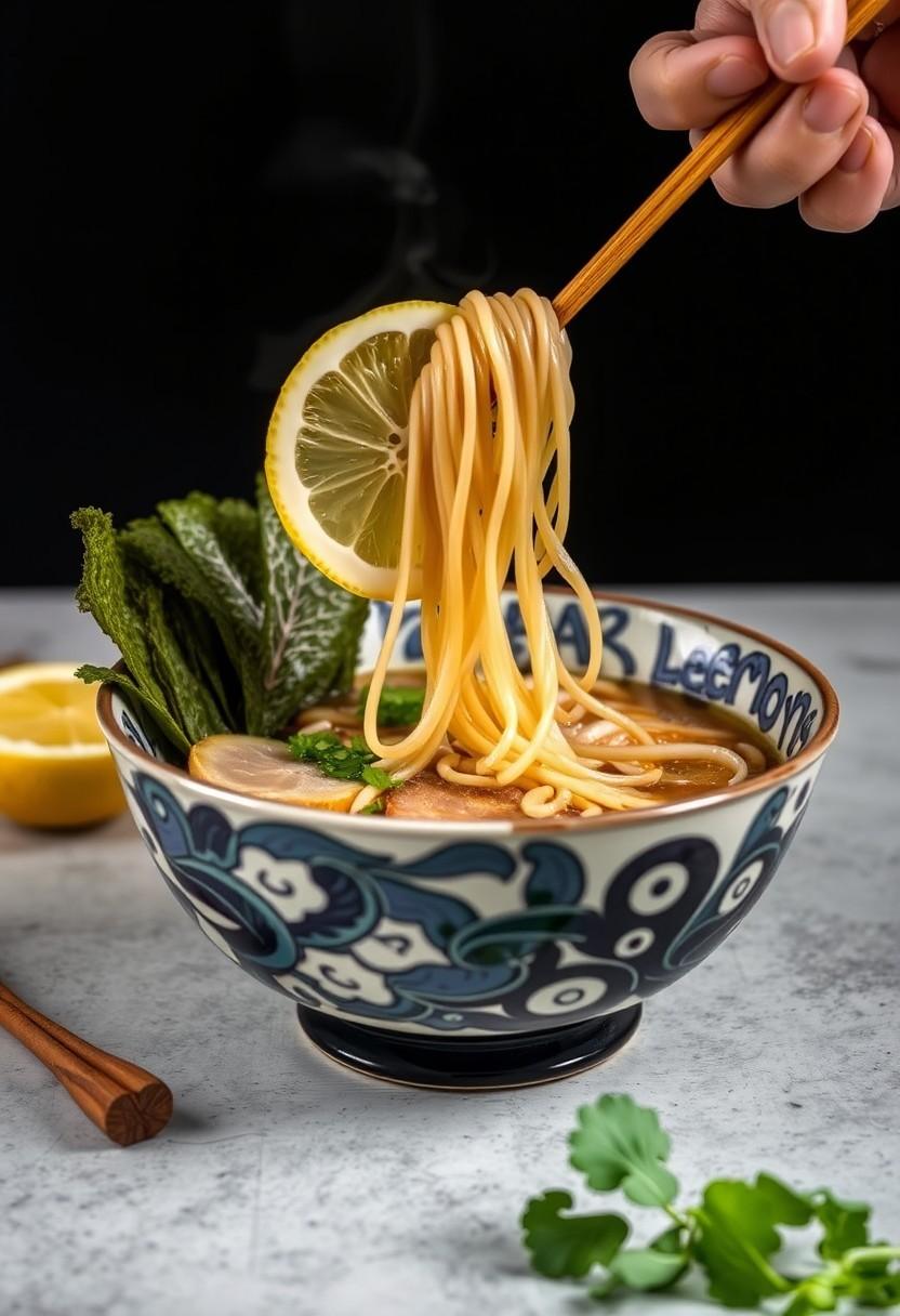 Lemon Miso Spring Vegetable Ramen