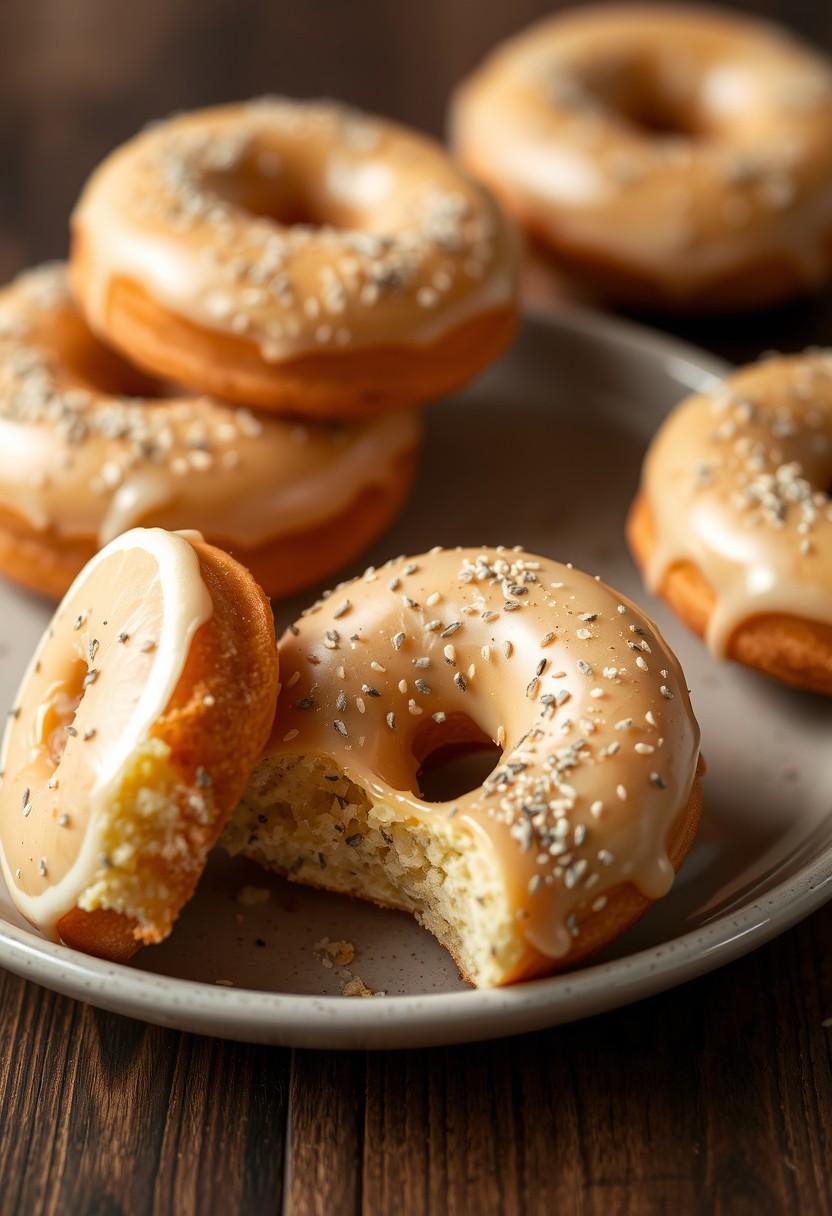 Lemon Poppy Seed Doughnuts