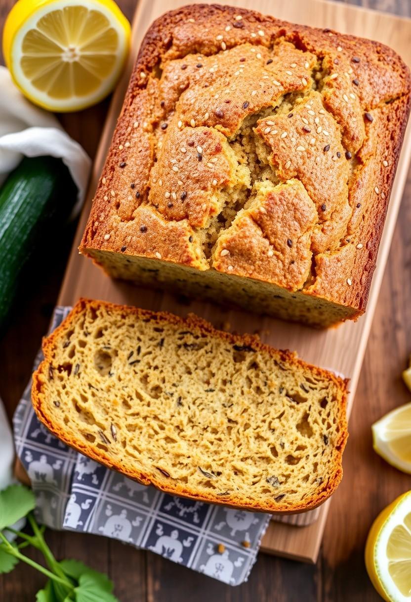 Lemon Poppy Seed Zucchini Bread