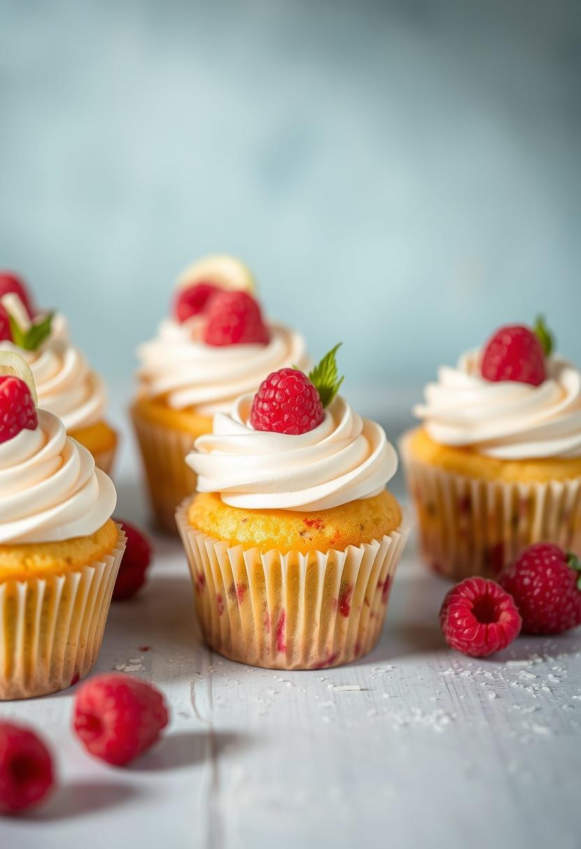 Lemon Raspberry Cupcakes