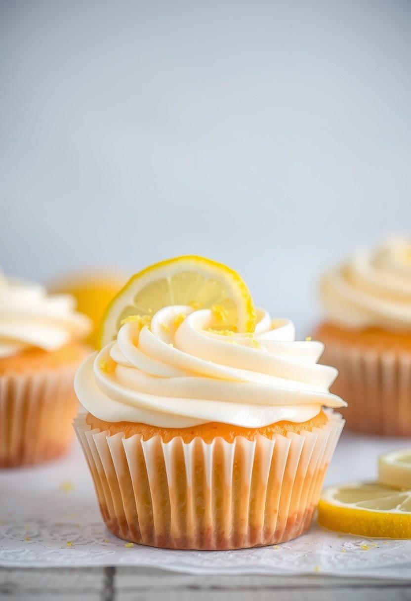 Lemon Vanilla Cupcakes