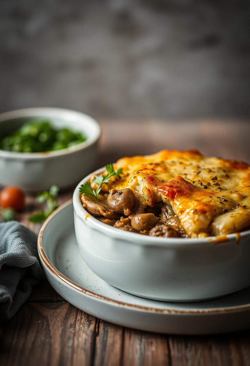 . Lentil Mushroom Shepherd’s Pie