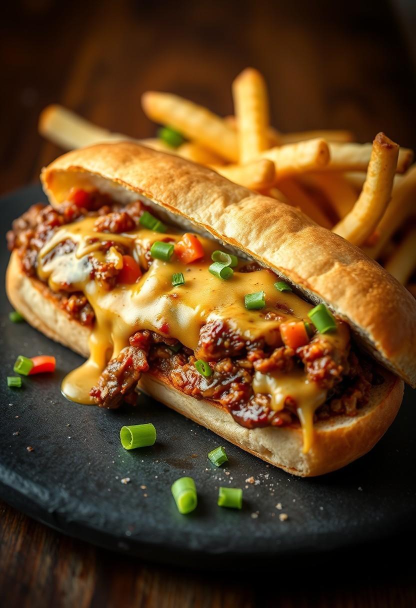 Lentil Philly Cheesesteak