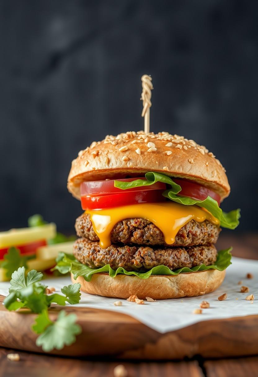 Lentil Walnut Burger