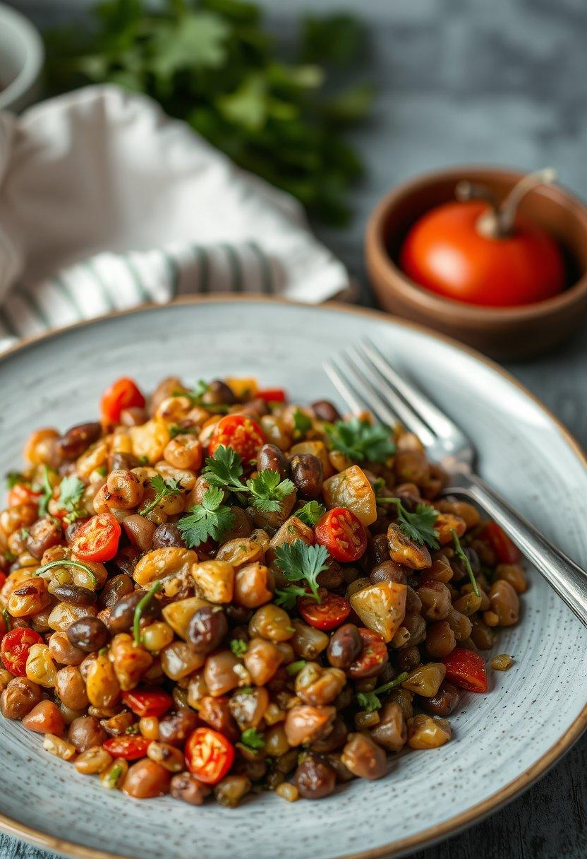 Lentil and Root Vegetable Hash