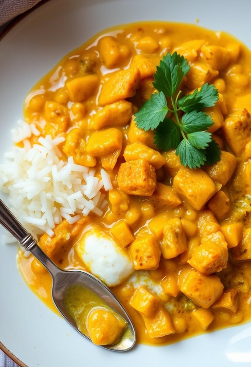 Lentil and Sweet Potato Yellow Curry