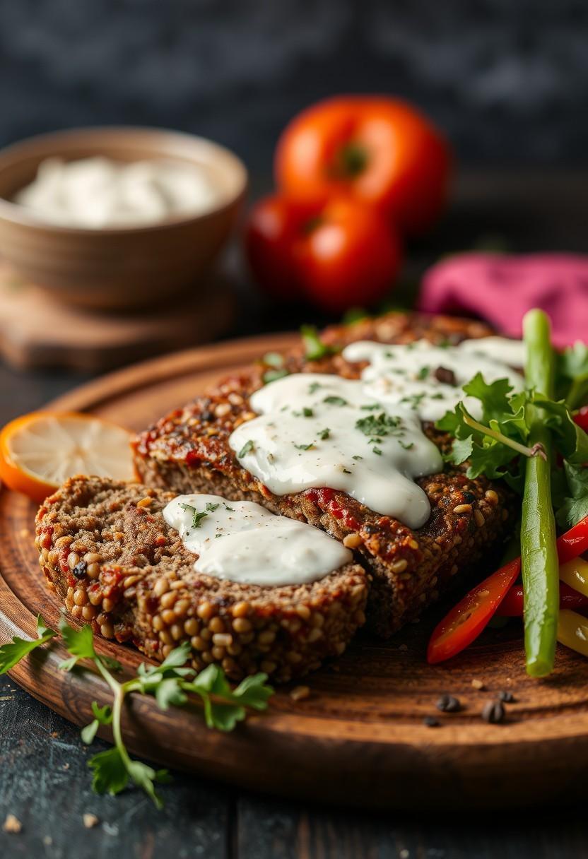 Lentil and Walnut Meatloaf